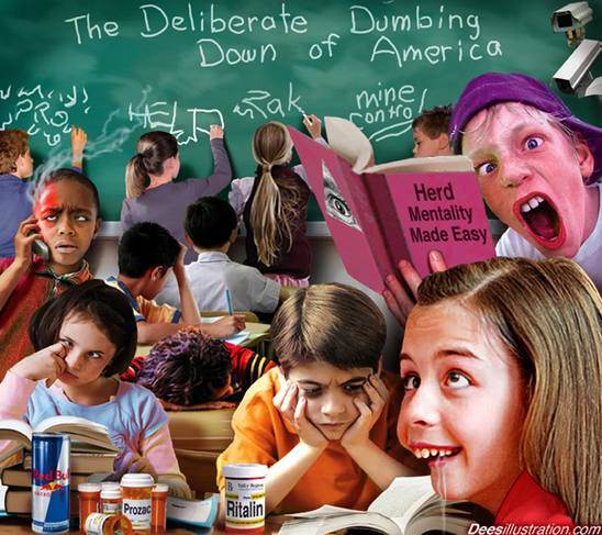 Image result for the dumbing down of america